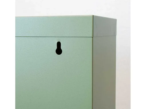 Pisa Schoenenkast Groen Metaal Met 8 Vakken.