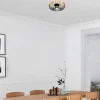 Plafondlamp Aspendos - D.36 X H. 12 Cm - Zwart