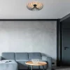 Plafondlamp Aspendos - D.56 X H. 16 Cm - Zwart