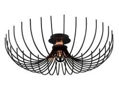 Plafondlamp Aspendos - D.56 X H. 16 Cm - Zwart