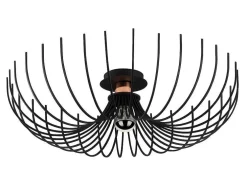 Plafondlamp Aspendos - D.56 X H. 16 Cm - Zwart