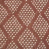 Plaid Oyace - Acryl En Wol - 130 X 170 Cm - Ivoor En Rood