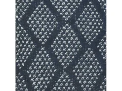 Plaid Oyace - Acryl En Wol - 130 X 170 Cm - Ivoor En Blauw