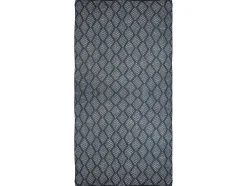 Plaid Oyace - Acryl En Wol - 130 X 170 Cm - Ivoor En Blauw
