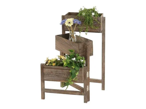 Plantenrek Staand Rek, Bruin