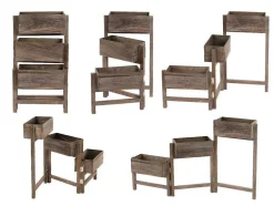 Plantenrek Staand Rek, Bruin