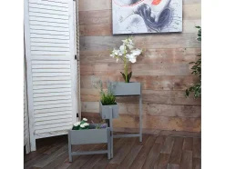 Plantenrek Staand Rek, Grijs-Blauw