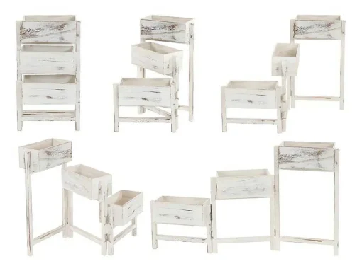 Plantenrek Staand Rek, Wit