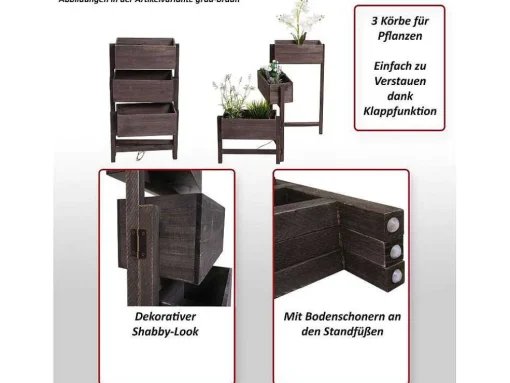 Plantenrek Staand Rek, Wit