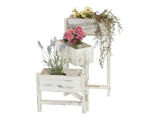 Plantenrek Staand Rek, Wit