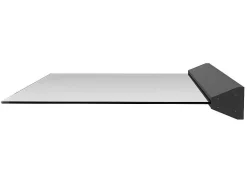 Platte Deurluifel Van Aluminium 140 X 90 Cm Met Ledverlichting - Luxama