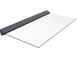 Platte Deurluifel Van Aluminium 140 X 90 Cm Met Ledverlichting - Luxama