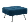 Poef Van Stof Murni - Blauw