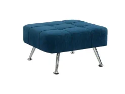 Poef Van Stof Murni - Blauw