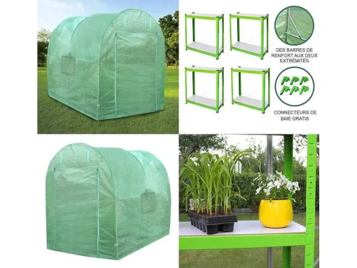 Polytunnel 19Mm 2.5M X 2M With Racking