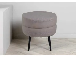 Pot Poef O40Cm Beige.