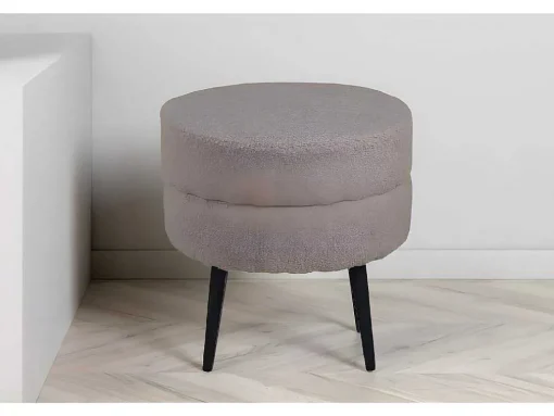 Pot Poef O40Cm Beige.
