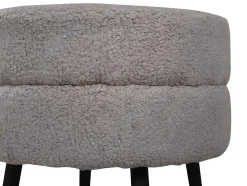 Pot Poef O40Cm Beige.