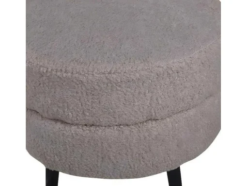 Pot Poef O40Cm Beige.
