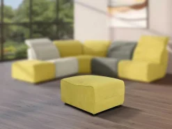 Pouf Voor Moduleerbare Comfortzitbank Symposion In Stof - Geel