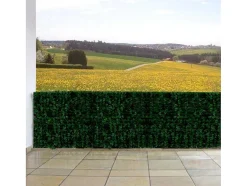 Privacyscherm Balkon N77 Ii Blad, 300X100Cm Donker Blad