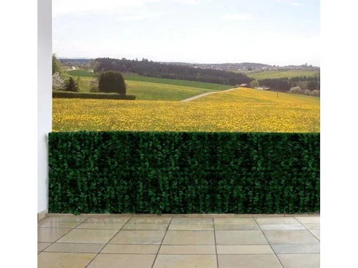 Privacyscherm Balkon N77 Ii Blad, 300X100Cm Donker Blad