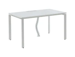 Professioneel Bureau Voor 1 Persoon - Wit - L120 Cm - Downtown