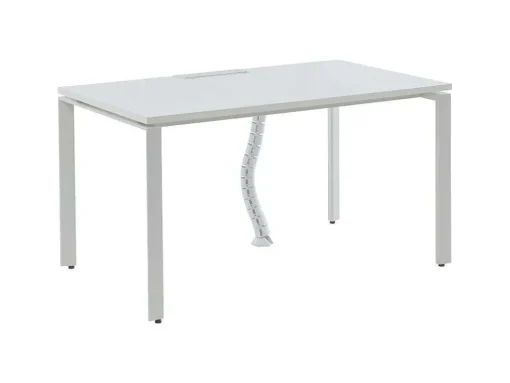Professioneel Bureau Voor 1 Persoon - Wit - L120 Cm - Downtown