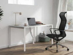 Professioneel Bureau Voor 1 Persoon - Wit - L160 Cm - Downtown