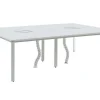 Professioneel Bureau Voor 4 Personen - Wit - L120 Cm - Downtown