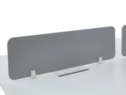Professioneel Bureau Voor 1 Persoon - Wit - L160 Cm - Met Afscheiding - Downtown