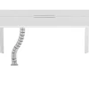 Professioneel Bureau Voor 2 Personen - Wit - L140 Cm - Downtown