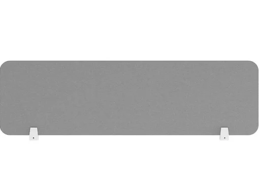 Professioneel Bureau Voor 1 Persoon - Wit - L160 Cm - Met Afscheiding - Downtown