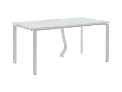 Professioneel Bureau Voor 1 Persoon - Wit - L160 Cm - Downtown