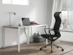 Professionele Bureaustoel - Stof - Zwart - Ladefense