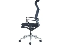 Professionele Bureaustoel - Stof - Zwart - Ladefense