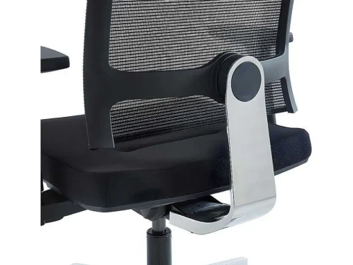 Professionele Ergonomische Bureaustoel - Met Hoofdsteun - Stof - Zwart - Wallstreet