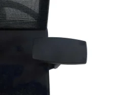 Professionele Ergonomische Bureaustoel - Met Hoofdsteun - Stof - Zwart - Wallstreet