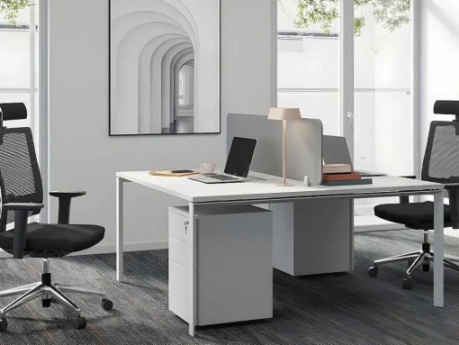 Professionele Ergonomische Bureaustoel - Met Hoofdsteun - Stof - Zwart - Wallstreet