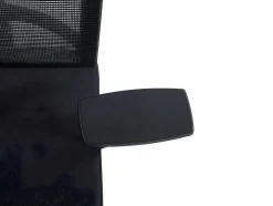 Professionele Ergonomische Bureaustoel - Met Hoofdsteun - Stof - Zwart - Wallstreet