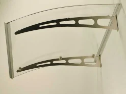 Rechte Afdak Neona Van Aluminium - 150 X 90 X 15 Cm