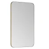 Rechthoekige Badkamerspiegel Met Gouden Contour - 50 X 80 Cm - Demetria