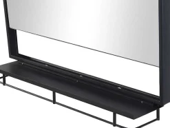 Rechthoekige Badkamerspiegel Met Opbergplankje - 60 X 80 Cm Erasmo