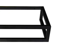 Rechthoekige Hangende Wastafel Met Drager - L40 X B22 Cm - Uchami