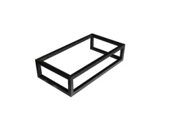Rechthoekige Hangende Wastafel Met Drager - L40 X B22 Cm - Uchami