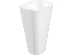 Rechthoekige Staande Wastafel Van Solid Surface - Wit - Tilicho