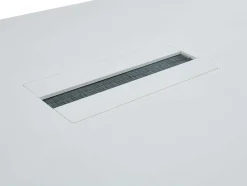 Rechthoekige Vergadertafel - 6 Personen - Wit - L240 Cm - Downtown