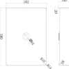 Rechthoekige Wastafel Om Te Plaatsen - Geborsteld Goudkleurig - L50 X B35,2 Cm - Demarquy