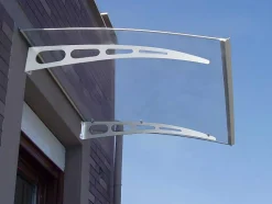 Rechts Afdak Neona Van Aluminium - 120 X 90 X 15 Cm