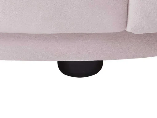 Rechtse Chaise Longue Met Bekleding In Roze Fluweel Lonigo Van Pascal Morabito